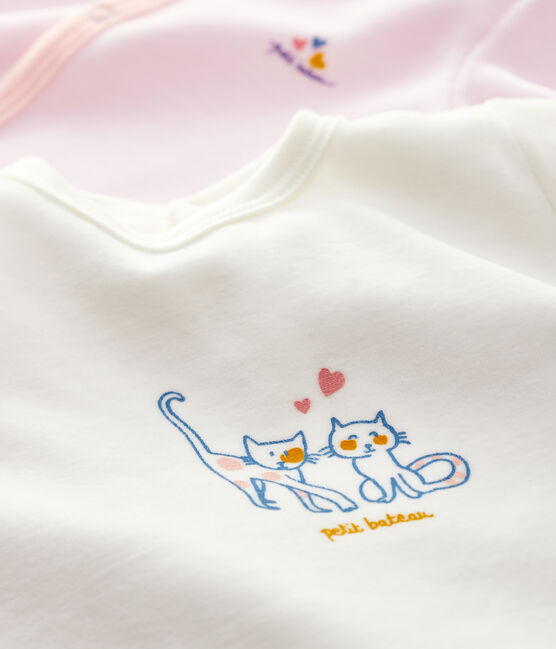 2er-Set Baby-Strampler aus Velours variante 1
